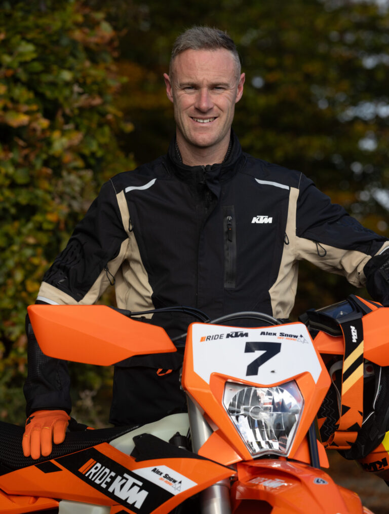 Alex Snow and KTM announce off-road experience partnership